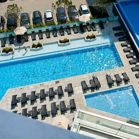 شقة Unique Sea View Infinity Pool & Spa