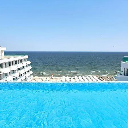 شقة Unique Sea View Infinity Pool & Spa